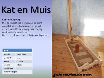 Oud Hollandse spellen - Kat en Muis