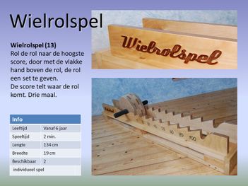Oud Hollandse spellen - Wielrolspel