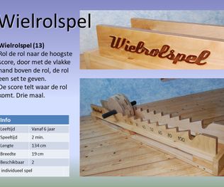 Oud Hollandse spellen - Wielrolspel