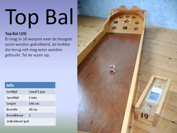 Oud Hollandse spellen - Top Bal