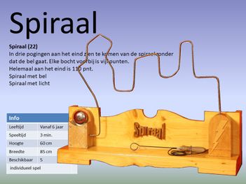 Oud Hollandse spellen - Spiraal