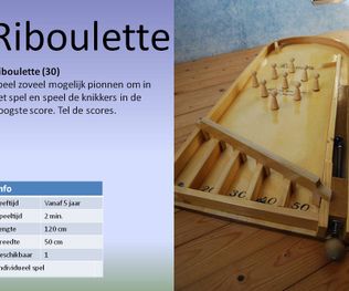 Oud Hollandse spellen - Riboulette
