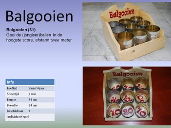 Oud Hollandse spellen - Balgooien