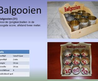 Oud Hollandse spellen - Balgooien
