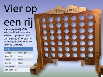 Oud Hollandse spellen 39 Vier op een rij (#) (2)